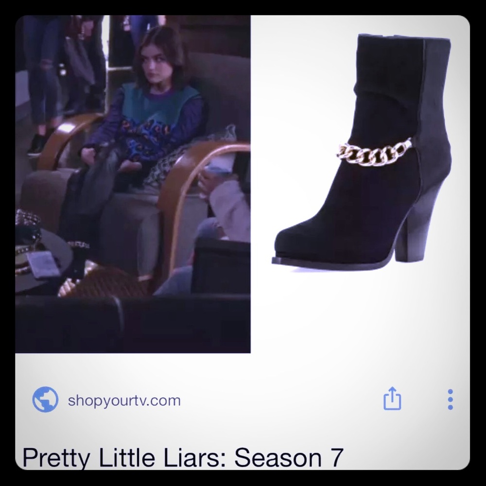 3.1 PHILLIP LIM Aria Chain Patent Leather Boots Size 5.5